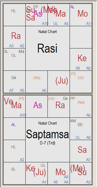 Saptamsa Chart Reading